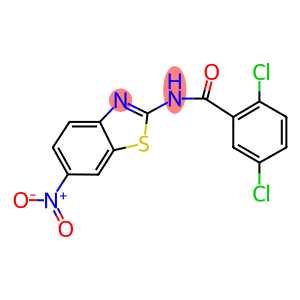 2,5-dichloro-N-{6-nitro-1,3-benzothiazol-2-yl}benzamide