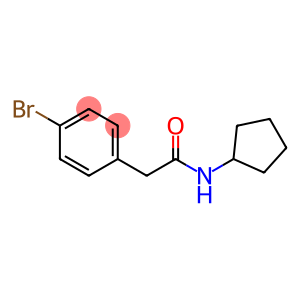 2-(4-bromophenyl)-N-cyclopentylacetamide