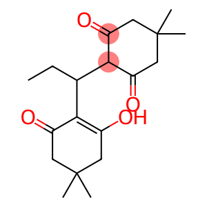 2-[1-(2-hydroxy-4,4-dimethyl-6-oxo-1-cyclohexen-1-yl)propyl]-5,5-dimethyl-1,3-cyclohexanedione