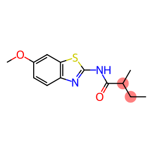 N-(6-methoxy-1,3-benzothiazol-2-yl)-2-methylbutanamide