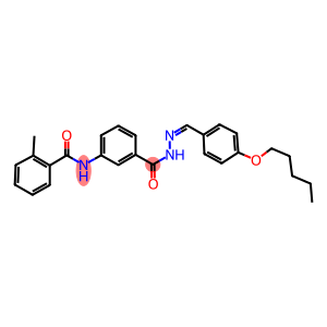 2-methyl-N-[3-({2-[4-(pentyloxy)benzylidene]hydrazino}carbonyl)phenyl]benzamide