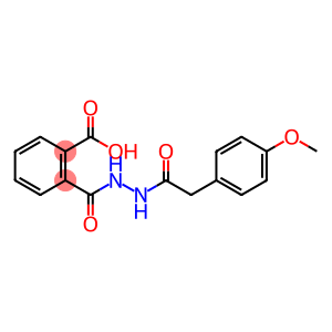 2-({2-[2-(4-methoxyphenyl)acetyl]hydrazino}carbonyl)benzoic acid