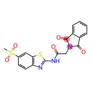 2-(1,3-dioxoisoindolin-2-yl)-N-(6-(methylsulfonyl)benzo[d]thiazol-2-yl)acetamide