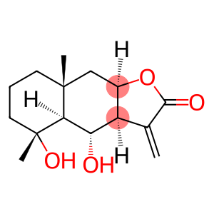 4α,6α-Dihydroxyeudesm-11(13)-en-12,8β-olide