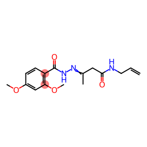 N-allyl-3-[(2,4-dimethoxybenzoyl)hydrazono]butanamide