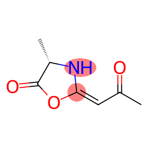 5-Oxazolidinone,4-methyl-2-(2-oxopropylidene)-,[S-(E)]-(9CI)