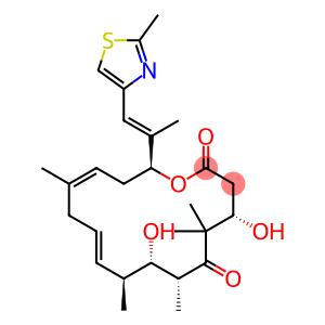 Oxacyclohexadeca-10,13-diene-2,6-dione, 4,8-dihydroxy-5,5,7,9,13-pentamethyl-16-[(1E)-1-methyl-2-(2-methyl-4-thiazolyl)ethenyl]-, (4S,7R,8S,9S,10E,13Z,16S)-