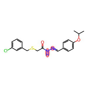 2-[(3-chlorobenzyl)sulfanyl]-N'-(4-isopropoxybenzylidene)acetohydrazide