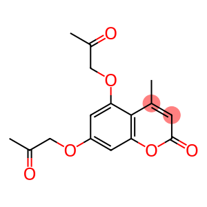 4-methyl-5,7-bis(2-oxopropoxy)-2H-chromen-2-one