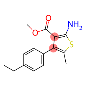 2-氨基-4-(4-乙基苯基)-5-甲基-噻吩-3-甲酸甲酯