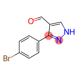 3-(4-bromophenyl)-2H-pyrazole-4-carbaldehyde