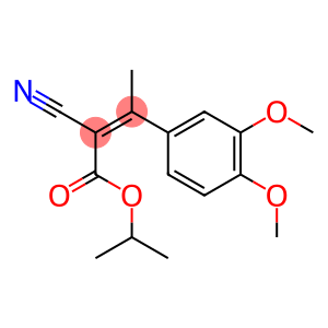 isopropyl 2-cyano-3-(3,4-dimethoxyphenyl)-2-butenoate