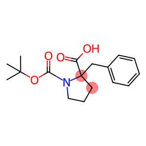 2-benzyl-1-[(2-methylpropan-2-yl)oxycarbonyl]pyrrolidine-2-carboxylic acid