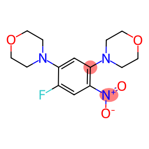 4-[4-fluoro-2-nitro-5-(4-morpholinyl)phenyl]morpholine