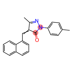 5-methyl-2-(4-methylphenyl)-4-(1-naphthylmethylene)-2,4-dihydro-3H-pyrazol-3-one