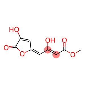 2-Butenoic acid, 3-hydroxy-4-(4-hydroxy-5-oxo-2(5H)-furanylidene)-, methyl ester, (2Z,4E)- (9CI)