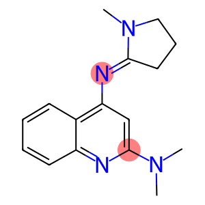 N-[2-(dimethylamino)-4-quinolinyl]-N-(1-methyl-2-pyrrolidinylidene)amine