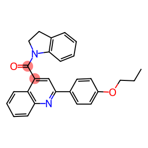 4-[4-(2,3-dihydro-1H-indol-1-ylcarbonyl)-2-quinolinyl]phenyl propyl ether