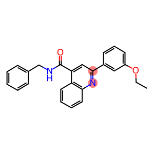 N-benzyl-2-(3-ethoxyphenyl)-4-quinolinecarboxamide