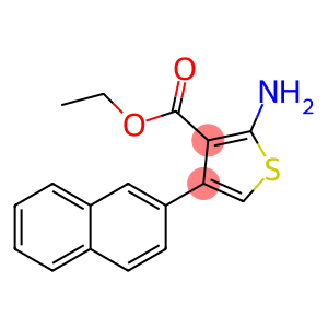 2-amino-4-(2-naphthyl)thiophene-3-carboxylic acid ethyl ester