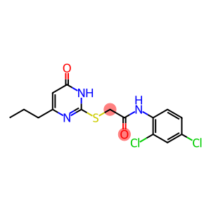 Acetamide, N-(2,4-dichlorophenyl)-2-[(1,6-dihydro-6-oxo-4-propyl-2-pyrimidinyl)thio]-