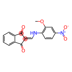 2-{[(2-methoxy-4-nitrophenyl)amino]methylidene}-2,3-dihydro-1H-indene-1,3-dione