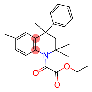 ethyl oxo(2,2,4,6-tetramethyl-4-phenyl-3,4-dihydro-1(2H)-quinolinyl)acetate