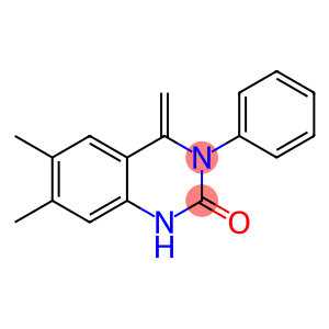 6,7-dimethyl-4-methylene-3-phenyl-3,4-dihydro-2(1H)-quinazolinone