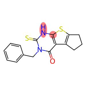 3-benzyl-2-sulfanyl-3,5,6,7-tetrahydro-4H-cyclopenta[4,5]thieno[2,3-d]pyrimidin-4-one