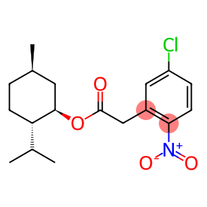 2-isopropyl-5-methylcyclohexyl {5-chloro-2-nitrophenyl}acetate