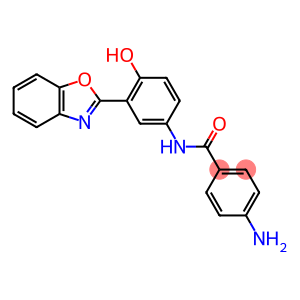 4-amino-N-[3-(2-benzoxazolyl)-4-hydroxyphenyl]-benzamide