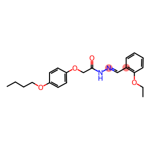 2-(4-butoxyphenoxy)-N'-(2-ethoxybenzylidene)acetohydrazide