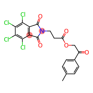 2-(4-methylphenyl)-2-oxoethyl 3-(4,5,6,7-tetrachloro-1,3-dioxo-1,3-dihydro-2H-isoindol-2-yl)propanoate