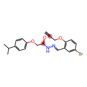 N'-[5-bromo-2-(2-propynyloxy)benzylidene]-2-(4-isopropylphenoxy)acetohydrazide