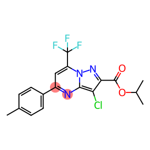 isopropyl 3-chloro-5-(4-methylphenyl)-7-(trifluoromethyl)pyrazolo[1,5-a]pyrimidine-2-carboxylate