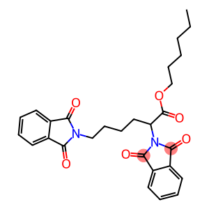 hexyl 2,6-bis(1,3-dioxo-1,3-dihydro-2H-isoindol-2-yl)hexanoate