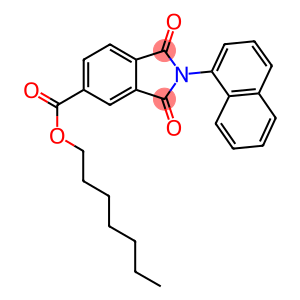 heptyl 2-(1-naphthyl)-1,3-dioxo-5-isoindolinecarboxylate