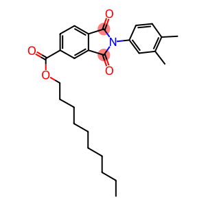 decyl 2-(3,4-dimethylphenyl)-1,3-dioxoisoindoline-5-carboxylate