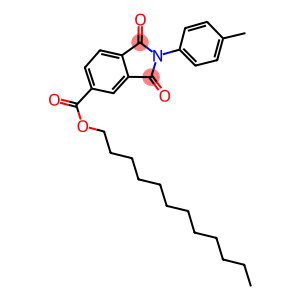 dodecyl 2-(4-methylphenyl)-1,3-dioxo-5-isoindolinecarboxylate