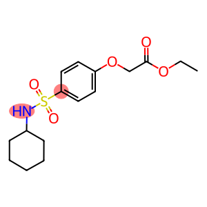 ethyl {4-[(cyclohexylamino)sulfonyl]phenoxy}acetate