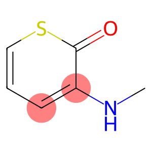 2H-Thiopyran-2-one, 3-(methylamino)- (9CI)