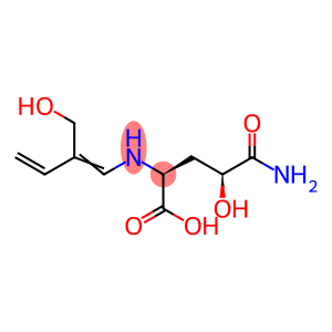 (4S)-4-Hydroxy-N5-(2-hydroxymethyl-1,3-butadienyl)-L-glutamine