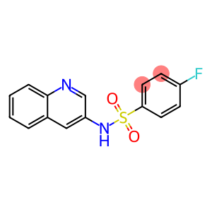 4-Fluoro-N-(quinolin-3-yl)benzenesulfonamide
