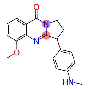 Pyrrolo[2,1-b]quinazolin-9(1H)-one,  2,3-dihydro-5-methoxy-3-[4-(methylamino)phenyl]-  (9CI)