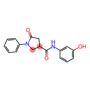 3-吡咯烷甲酰胺,N-(3-羟苯基)-5-氧代-1-苯基-