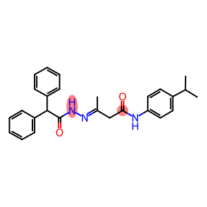 3-[(diphenylacetyl)hydrazono]-N-(4-isopropylphenyl)butanamide