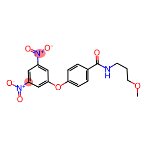 4-{3,5-bisnitrophenoxy}-N-(3-methoxypropyl)benzamide