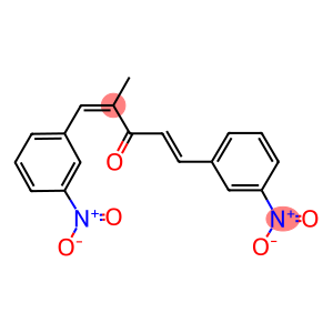 1,5-bis{3-nitrophenyl}-2-methyl-1,4-pentadien-3-one