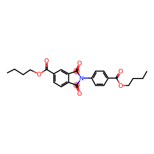 butyl 2-[4-(butoxycarbonyl)phenyl]-1,3-dioxo-5-isoindolinecarboxylate