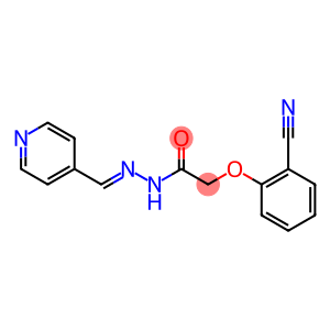 2-(2-cyanophenoxy)-N'-(4-pyridinylmethylene)acetohydrazide